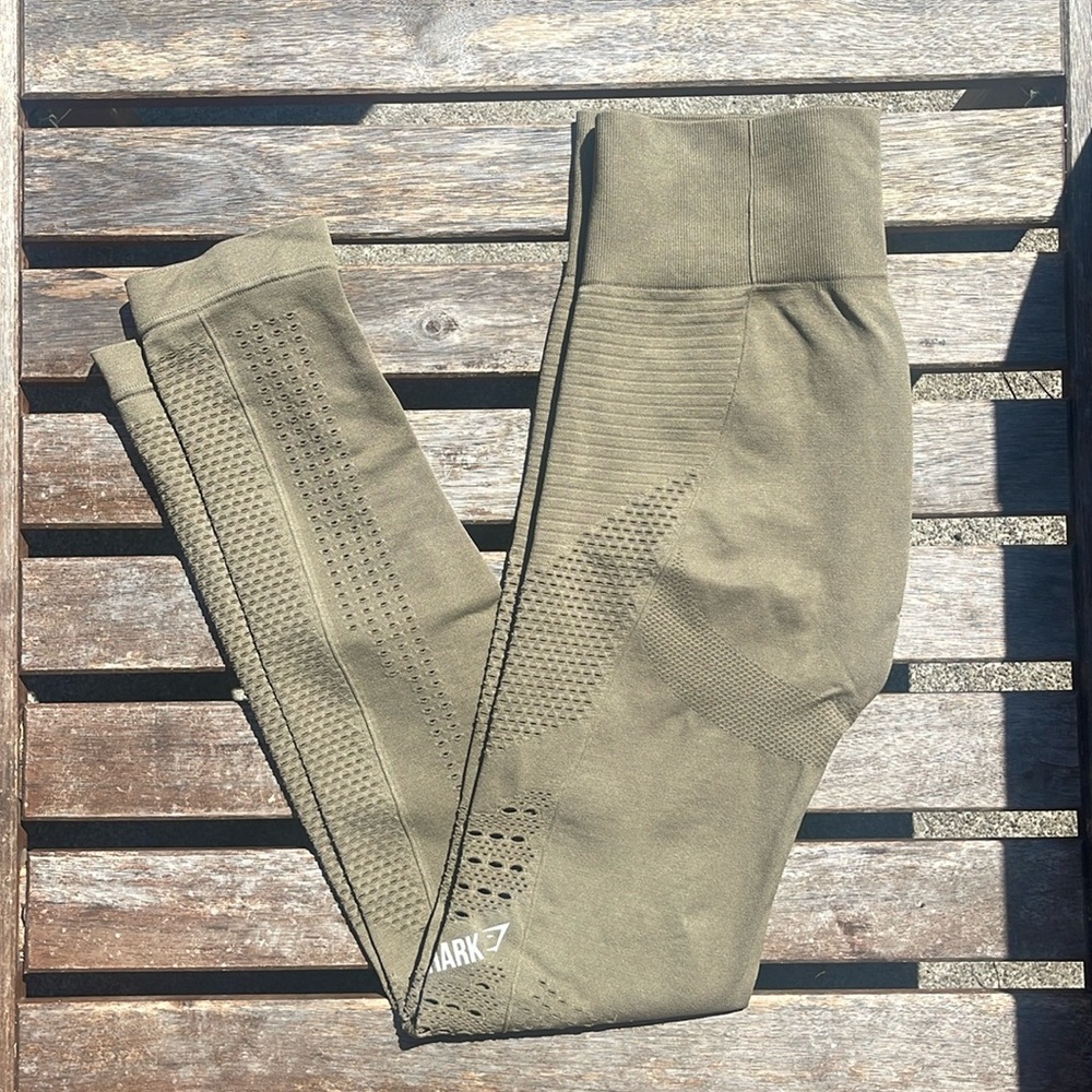 Gymshark - Green - Seamless Leggings